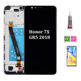 Tela Lcd Com Moldura Para Huawei Honor 7x Black