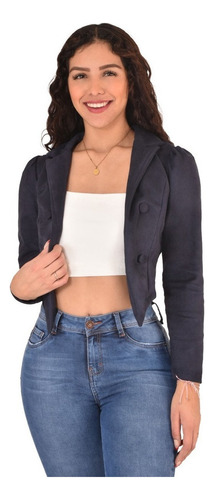 Saco Blazer Dama Juvenil Elegante Calidad Premium [u] .