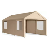 Carpa Toldo 6x3 Lona Impermeable Jardin Negocio Color Beige Peso De La Carpa 80 Kilos Reforzada Acero Pixelglam