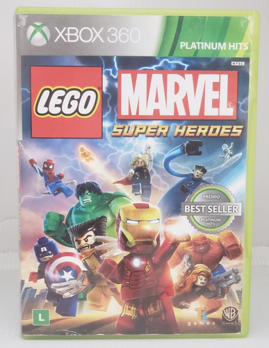 Lego Marvel Super Heroes Xbox 360 Midia Fisica Seminovo