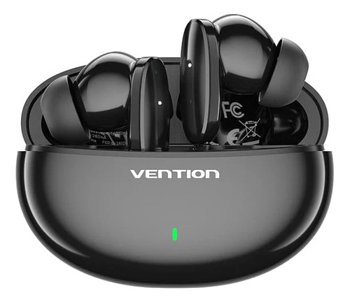 Auriculares Inalambricos Bluetooth Microfono Ipx4 Vention Color Negro