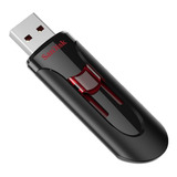 Pendrive Sandisk Cruzer Glide 32gb 3.0 Negro Y Rojo