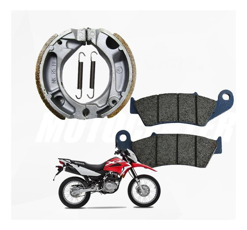 Balatas Freno Delantero Y Trasero Motocicleta Honda Xr150