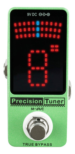 Tuner Bypass Led Bass Tuner Guitarra Pedal De Precisão M-vav