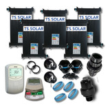 Kit Aquecedor Solar Para Piscinas Ate 6.000l 7 Coletores 2m