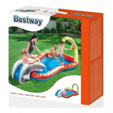 Pileta Playcenter Pelotero Inflable C/ Tobogán Bestway 53051