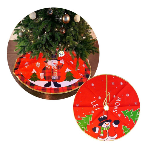 Pie De Árbol Mediano Navideño 60 Cm Decoración Jh19ht977