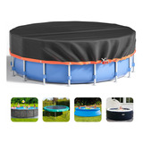 Cubierta Redonda De Piscina De 18 Pies, Protector Inflable P