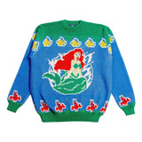 La Sirenita Disney Sweater Hombre Mujer De Tifn