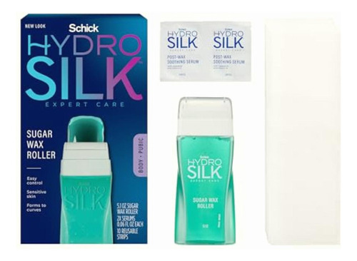Schick Hydro Silk Sugar Wax Roller For Body + Pubic, Roll On