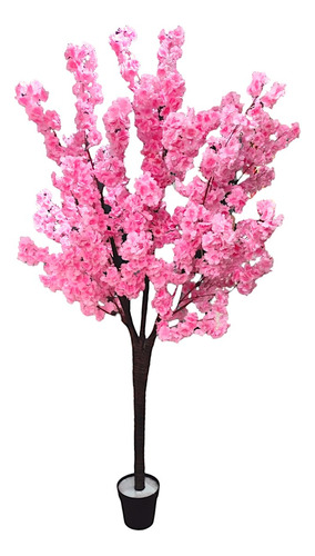 Árbol Flor De Cerezo Japonés Artificial 2 Mts Decoración