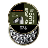 Chumbinho Premium 5.5mm .217 Slug Chumbo 1,5g 24gr - Lfas