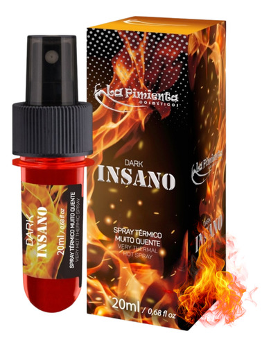 Gel Lubrificante Intimo Spray Dark Insano Hot Quente Forte