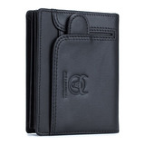 Bullcaptain Rfid Tarjetero Piel Genuina Hombre Cartera