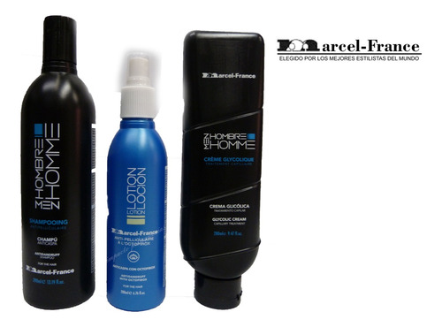 Kit Anticaspa Hombre Marcel 3p - mL a $78