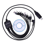 Cable De Programación Usb 8 En 1 Para Kenwood Puxing Uv-5r W