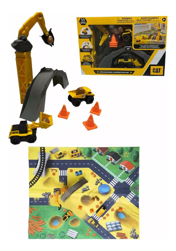 Cat Little Alfombra  + Grua Construccion Bunny Toys