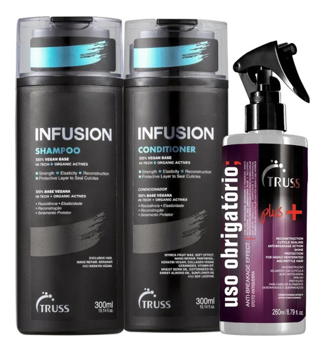 Truss Infusion Shampoo Cond 300ml Uso Obrigatório Plus+260ml