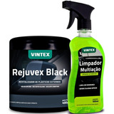 Restaurador De Plasticos Rejuvex Black + Limpador Apc Vonixx