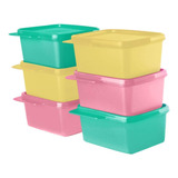 Tupperware Contenedor Cuadrado Para Refrigerador Keep Tab 50