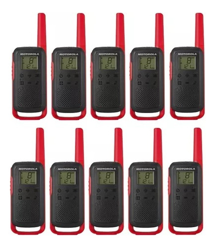 12 Radios Motorola Hasta 32km* 22 Ch Micro Usb T210 Vox Scan