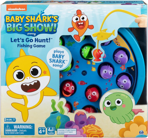 Pinkfong Baby Shark Lets Go Hunt - Juego De Pesca Musical P