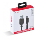 Cabo Usb A 2.0 Macho Para Mini Usb B Macho 1 Metro - Pcyes Cor Preto