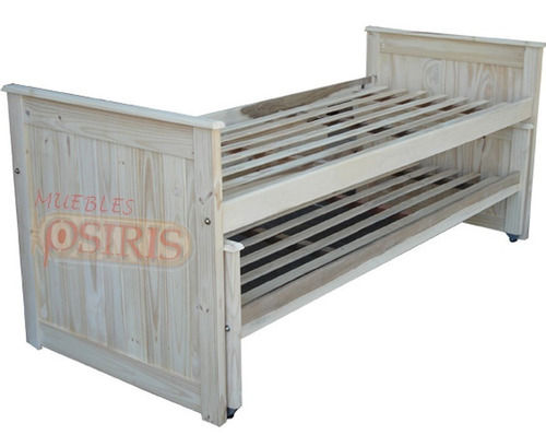 Cama Nido En Pino Macizo 2 Camas. Fabrica Muebles Osiris