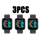 A 3pcs Hombres Reloj For Ios Android Reloj Mujer Smart