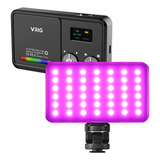 Luz De Vídeo Led Portátil Vrig Fd140 Rgb Para Cámara