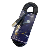 Cable Xlr Macho A Xlr Hembra 6mt Canon Microfono Balanceado