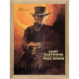 Jinete Pálido Clint Eastwood, Cuadro, Pelicula Antigua P954