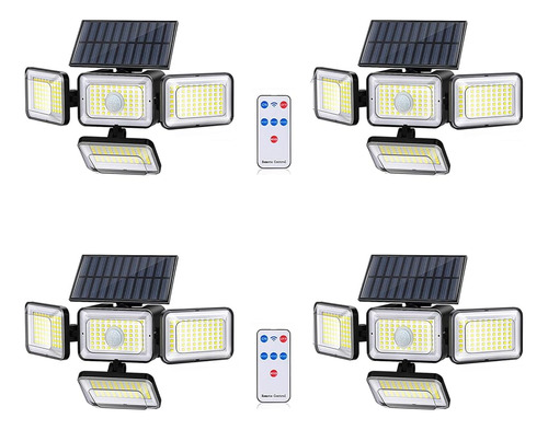 Luces Solares Mokot Para Exteriores, 288 Led Ip65 Sensor De 