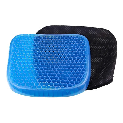 Cojín Gel Ergonomico Santiago Azul Reposa Asiento Silla 42x34cm | Meses sin interés