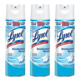3 Pack Lysol Desinfectante 475g Elimina 99% Virus Y Bacteria