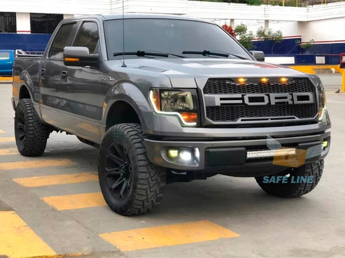 Mascarilla Ford F150 Tipo Raptor Negra 2009 A 2014 Safeline Foto 3