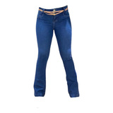 Calça Flare Jeans Feminina Menina Infantil Juvenil 8 Ao 16.