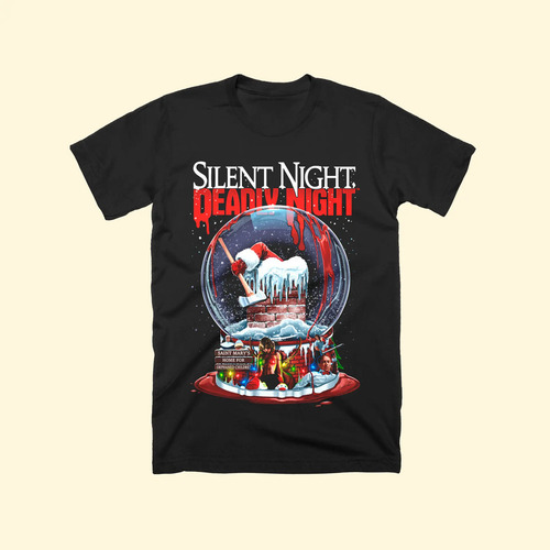 Playera Estampada Silent Night Deadly Night Frozen In Fear