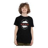 Remera Niño Dylon Montagne Estampa Urbano Manga Corta Comoda