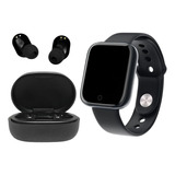 Kit Smartwatch Relógio Inteligente + Fone Compátivel Xiaomi