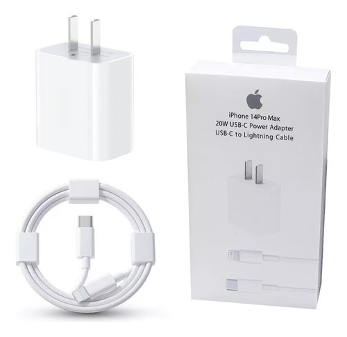 Cubo Cargador Para iPhone Rápida A2305 20w Usb-c Original