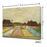 Cuadro Moderno Van Gogh Cama De Flores En Holanda 94x130cm
