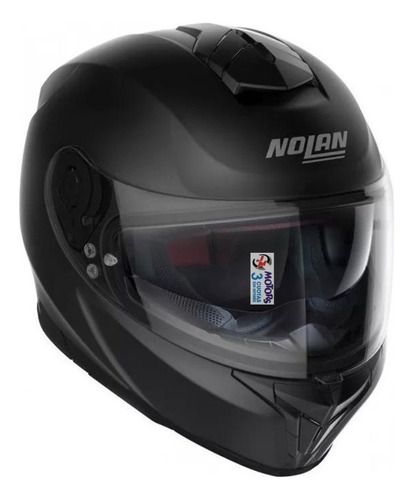 Jm Casco Nolan N80-8 Classic 010 Negro Mate Con Pinlock