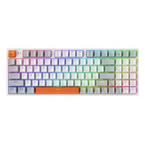 Teclado Machenike K500 B94w Switch Brown - Customizado ! 