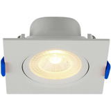 Spot Led Embutir Quadrado 3w 4100k Blumenau Bivolt Branco