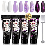 Morovan Poly Gel - Kit De Gel Para Uñas