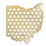 Los 50 Estados Casquillo Cerveza Mapas - Ohio Casquillo De L