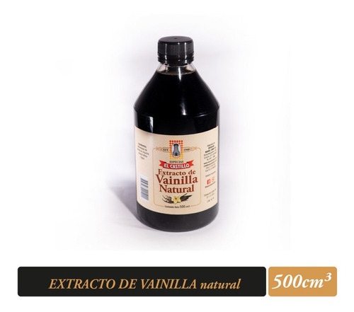 Extracto Natural De Vainilla El Castillo 500 Cc