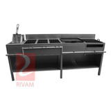 Estufa Multichef Freidora 6 Hornillas Asador Y Plancha Regal