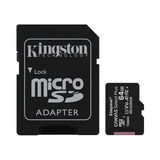 Tarjeta Micro Sdxc 64gb Kingston Canvas Select Plus 100mb/s
